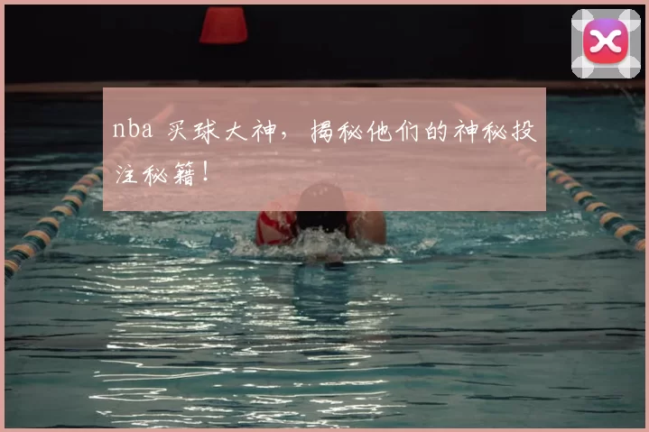nba 买球大神，揭秘他们的神秘投注秘籍！
